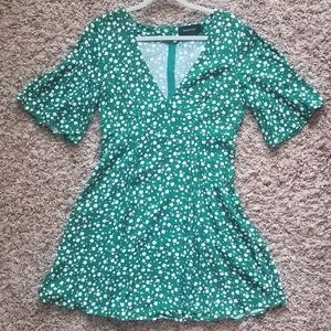 minkpink roses are red ditty midi dress